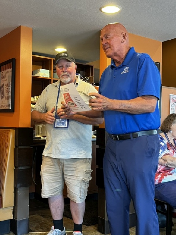 J u l y   L I H A C   M e e t i n g   G i v i n g   C h e c k   T o   B a r r y   R i c h a r d   