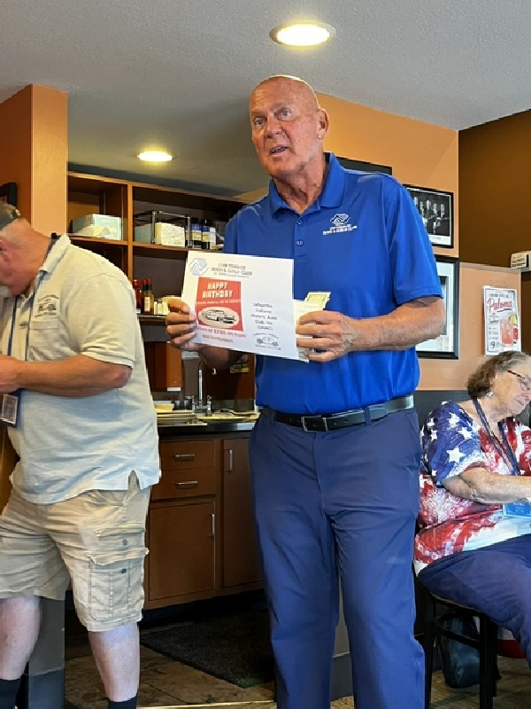 J u l y   L I H A C   M e e t i n g   G i v i n g   C h e c k   T o   B a r r y   R i c h a r d   