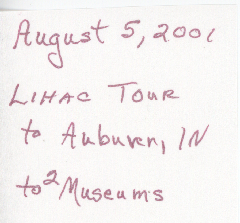 LIHAC Tour To Auburn, Indiana