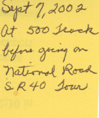 LIHAC National Road U. S. Route 40 Tour