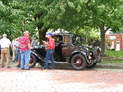 1931 Ford Model A at Oxford's town square
